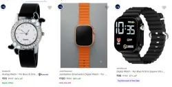 Wrist Watches at minimum 75% Discount
