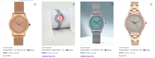 Image of Wrist Watches Womens Watch from ₹709