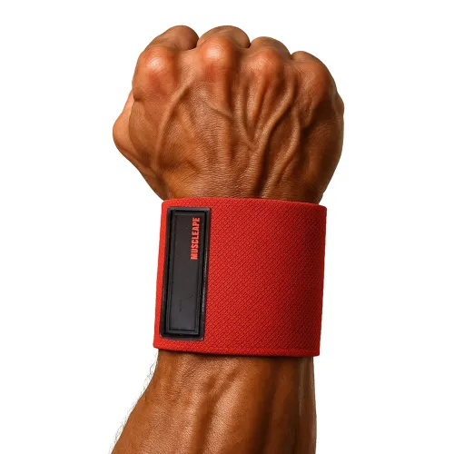 Image of Wrist Wraps for Gym Strength Support Straps for Heavy Lifting