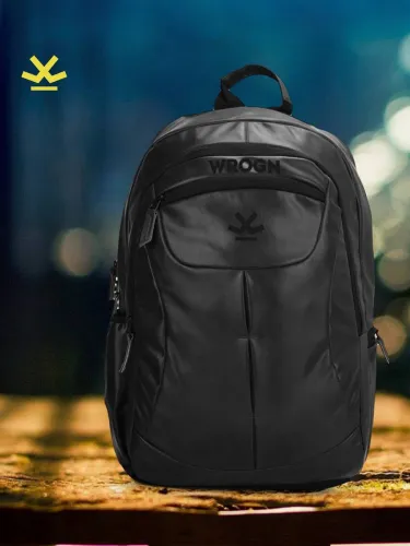 Image of WROGN 35L Unisex Laptop Backpack (Black)