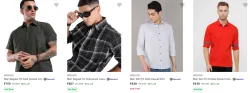 Wrogn Casual Shirts at minimum 60% Discount