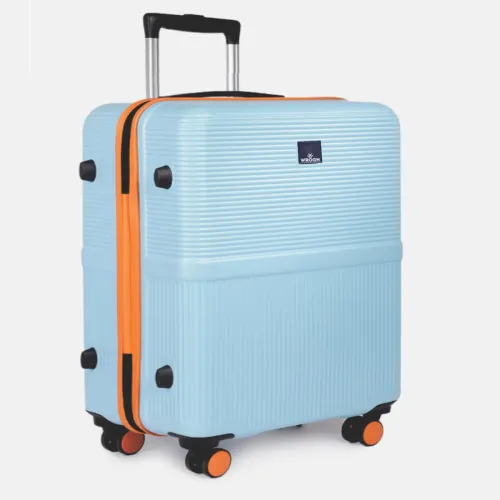 Image of WROGN Hard-Sided Self-Design Large Trolley Suitcase - Volume 101 L