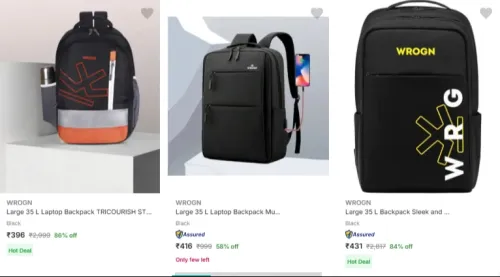 Image of Wrogn Laptop Bags Upto 86% Discount