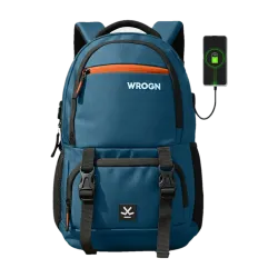 WROGN Large 40 L Laptop Backpack with Port and Rain Cover