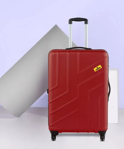 Image of WROGN  Large Check-in Suitcase (75 cm) 4 Wheels - Maze - Red