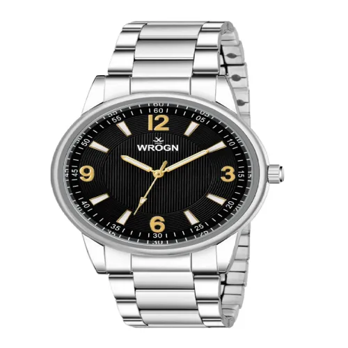 Image of WROGN Men Dial & Bracelet Style Straps Analogue Watch