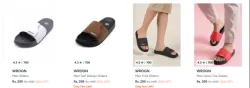 WROGN Men flip flops at minimum 80% Discount 