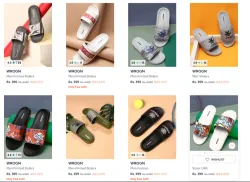WROGN Men Printed Sliders Upto 90% Discount