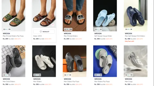 Image of WROGN Men's Printed Footwear Upto 86% OFF 