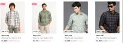 Wrogn Mens Shirts Upto 61% Discount 