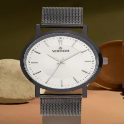 WROGN Men Stainless Steel Straps Analogue Watch