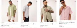 Wrogn Mens Casual Shirts at minimum 60% Discount