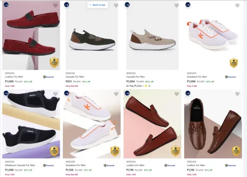 Image of WROGN Men’s Casual Shoes upto 70% Discount