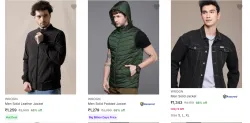 Wrogn Mens Jackets upto 68% Discount