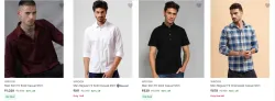 Wrogn Mens Shirts at minimum 60% Discount