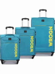 WROGN Soft Body Luggage Set of 3 22 Inch + 26 Inch + 30 Inch