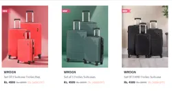 Wrogn suitcase Minimum 80% Discount