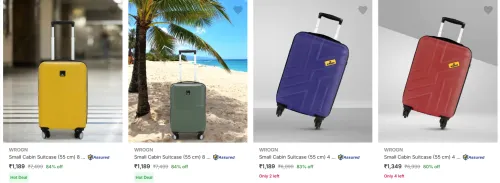 Image of Wrogn Suitcases upto 84% Discount