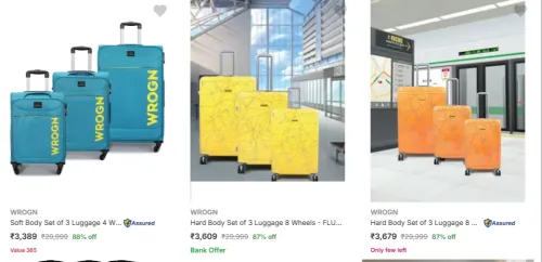 Image of WROGN Suitcases upto 89% Discount