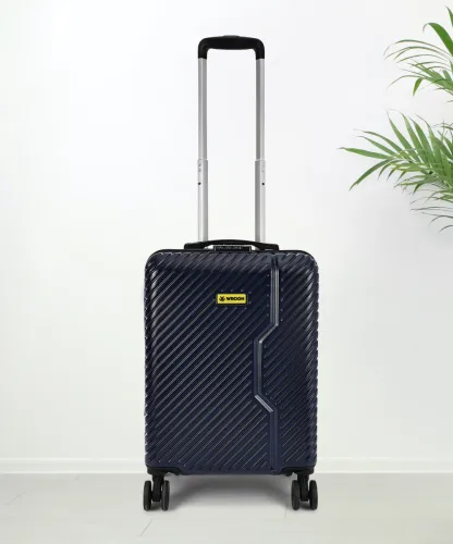 Image of WROGN Vivid: Lightweight Blue 8-Wheel Suitcase