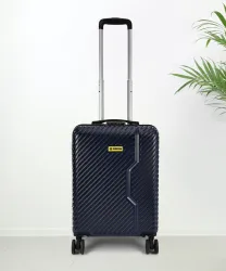WROGN Vivid: Lightweight Blue 8-Wheel Suitcase