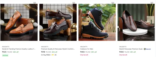 Image of Wugatti Men’s Casual Shoes upto 89% Discount