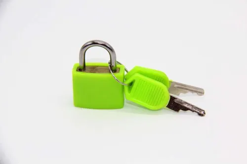 Image of WunderVoX Luggage locks colored plastic stationery padlocks