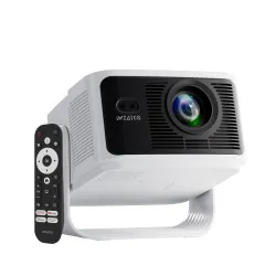 WZATCO Yuva Vibe Pro, Certified Smart Home Projector, Native 1080P, Widevine L1, Fully Automatic, Ultra Bright 1000 ANSI, Sealed Engine, HDMI ARC, Screen Mirroring, Portable Room Cinema, Whi...