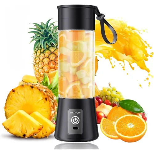 Image of Xapiaxa Portable 6-Blade USB Rechargeable Juicer & Smoothie Maker