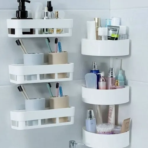 Image of Xbey Plastic Toothbrush Holder Wall Mount