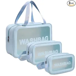 Xelvix Pvc Makeup Cosmetic Bags 3Pcs