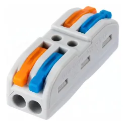 XELYTON Wire Clip Connector, Universal Connection Terminals, Circuit Inline Splices Electric Connectors, Quick Connect & Freely Assemble Electrical Splicing Kit for Compact (2 In 2 Out, 20)