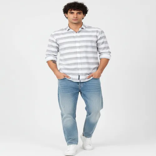 Image of XENOR Men Slim Fit Casual Shirt