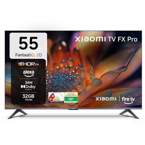 Image of Xiaomi 138 cm (55 inch) FX Pro QLED Ultra HD 4K Smart Fire TV