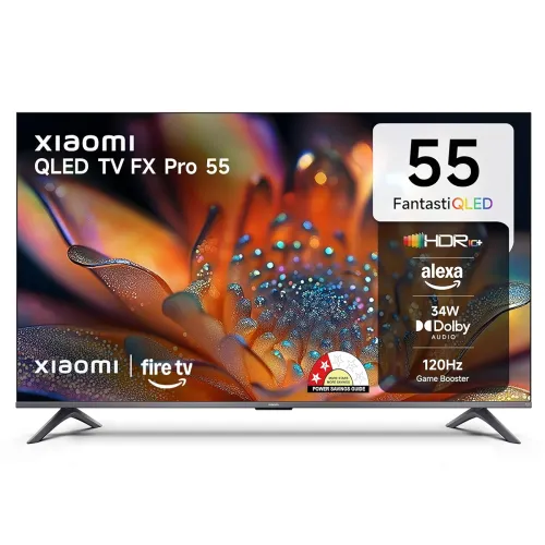 Image of Xiaomi 138 cm (55 inch) FX Pro QLED Ultra HD 4K Smart Fire TV 