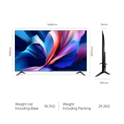 Xiaomi 189 cm (75 Inches) X Pro Series QLED 4K UHD Smart Google TV L75MB-APIN