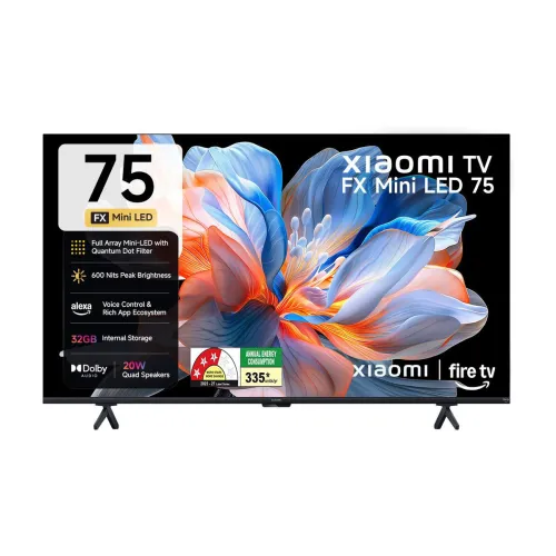 Image of XIAOMI 189.23 cm (75 inch) Ultra HD (4K) Mini LED Smart Fire TV 2026 Edition