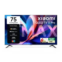 Xiaomi (189 cm) 75-inch 4K QLED Smart Google TV