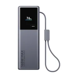 Xiaomi MI Power Bank 20000 165W Fast Charging|Built-in USB-C Cable|12Layer