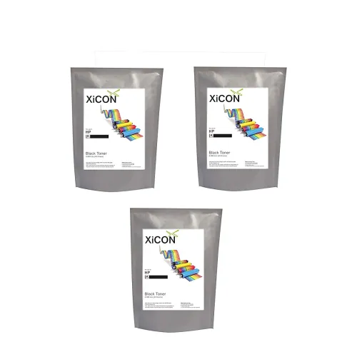 Image of Xicon Black Toner Powder for HP 40g Pack of 3