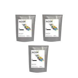 Xicon Black Toner Powder for use in HP - 40g (Pack of 3)