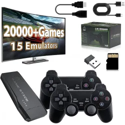 XIVON Retro Game Stick Pro 64GB (20,000+ Games, 2 Wireless Pads)