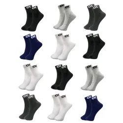 XJARVIS® CUBA/LYON 12 Pairs Ankle Length Cotton Socks