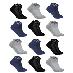 XJARVIS Unisex Ankle Socks (Pack of 12)