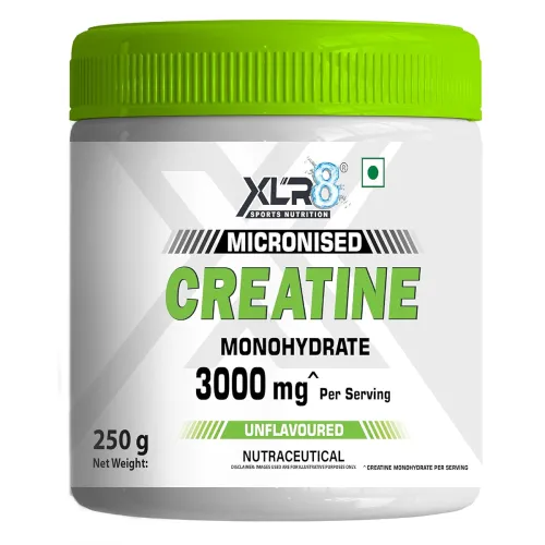 Image of XLR8 Creatine Monohydrate Powder Micronized Unflavoured 250g 