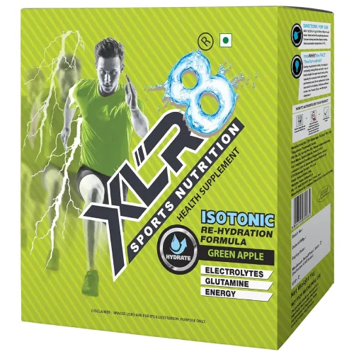 Image of XLR8 Electrolytes Hydration Powder 1Kg (Green Apple)