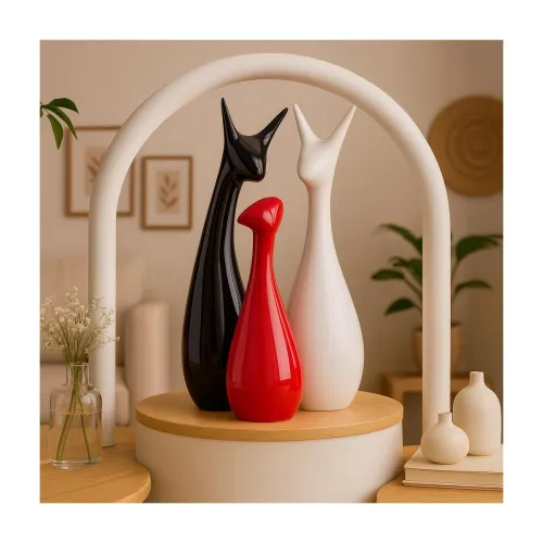 Image of Xtore Lucky Deer Ceramic Statue So3