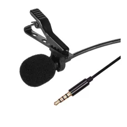 Xtreme Acoustics Professional Lavalier Lapel Collar Condenser Microphone for 3.5mm Jack Android Smartphones and Content 