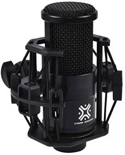 Image of Xtreme Acoustics KAD-XA-C-01-BK BK Unidirectional, Condenser Microphone for Recording / Podcasting / Live Streaming Come