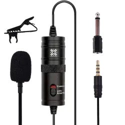 Xtreme Acoustics Professional Lavalier Lapel Collar Condenser Microphone for 3.5mm Jack Android Smartphones and Cameras,